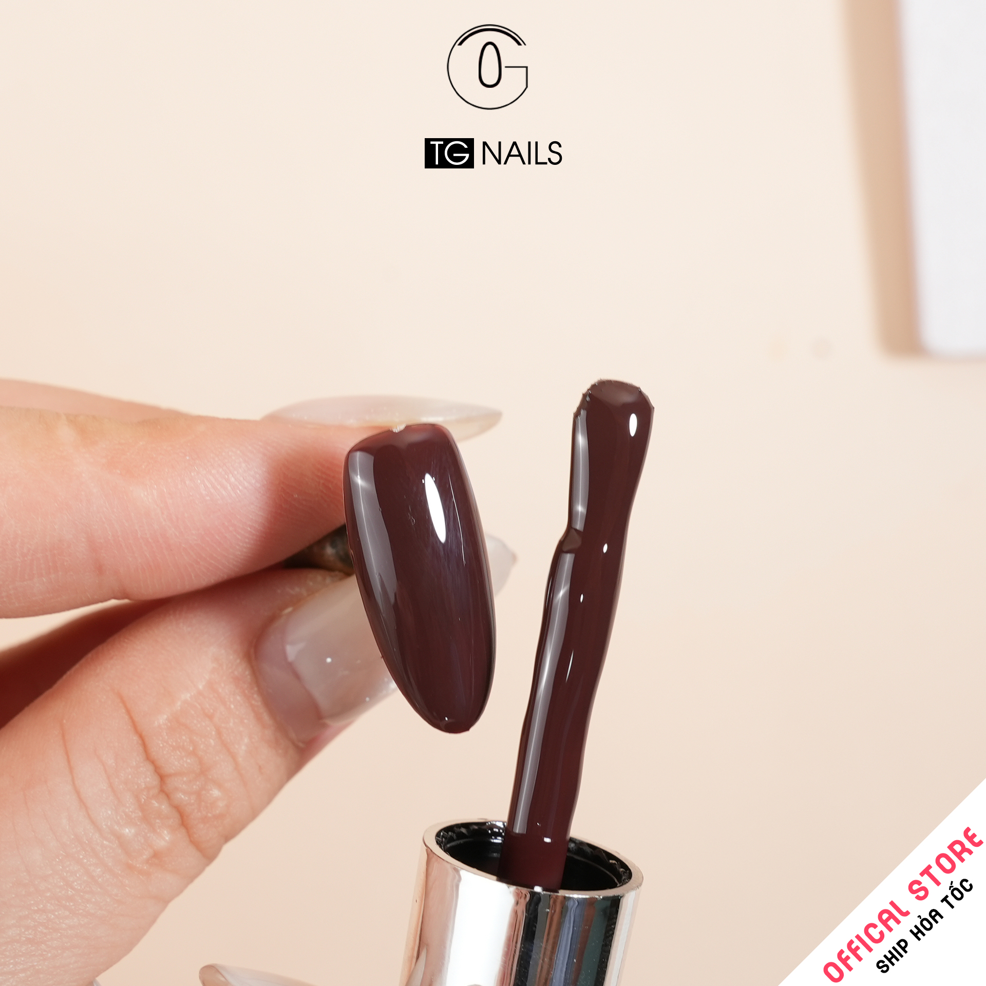 Sơn móng gel TG. Dung tích: 15ml/ lọ. Nhãn hàng TG nail._thumbnail_3