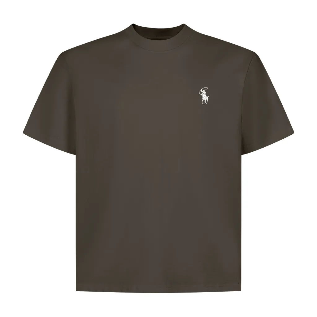 Áo thun boxy basic nhiều màu 2509 Miucho vải cotton co giãn thoáng mát cổ tròn in artwork