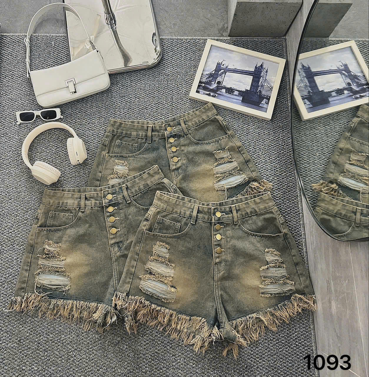 Quần short jean 4 nút rách bigsize QSJ1093 dành cho nàng từ 55-90kg_thumbnail_8