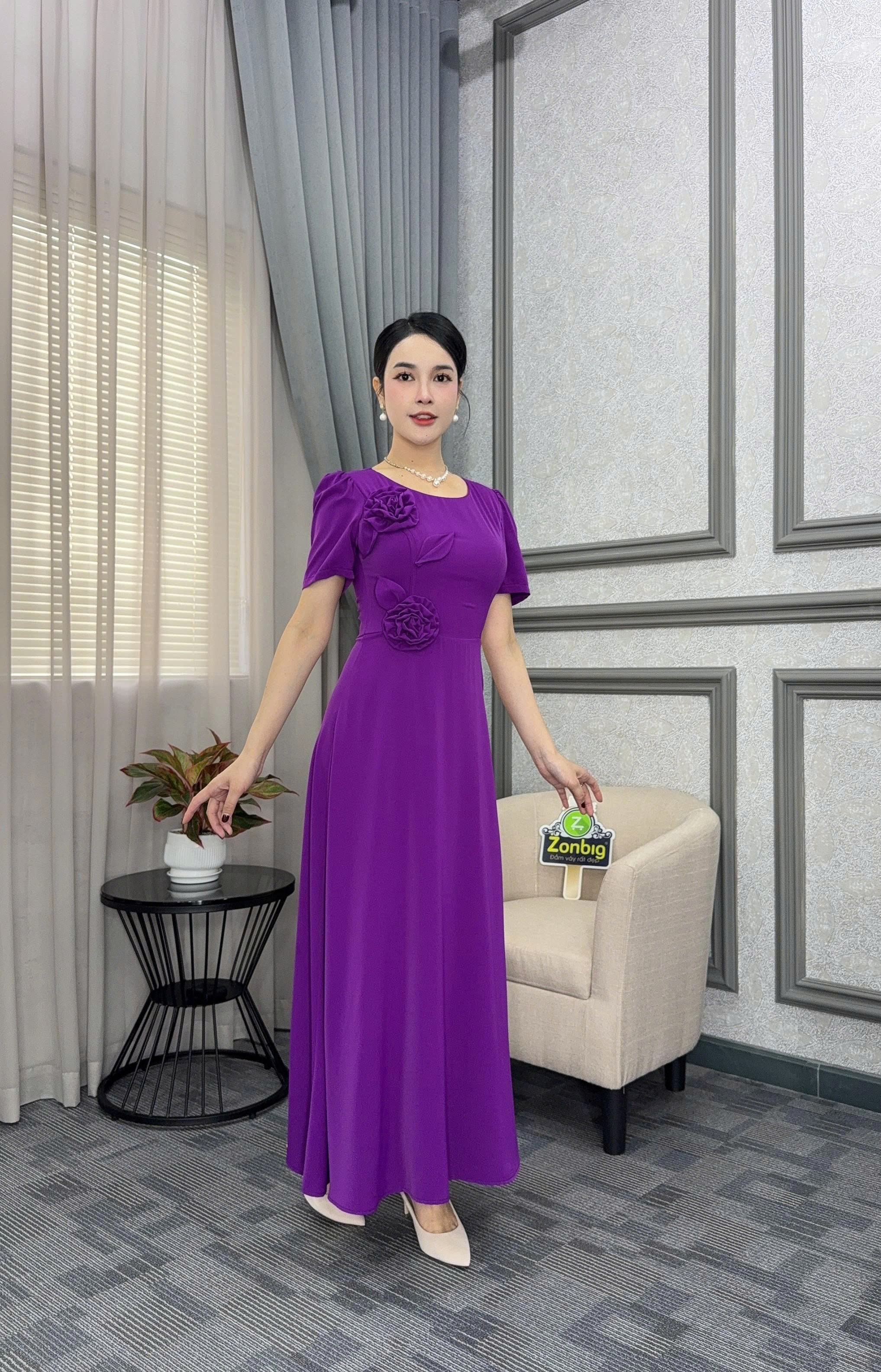 Đầm xòe - Y1993 - Thương hiệu Zonibg_thumbnail_3