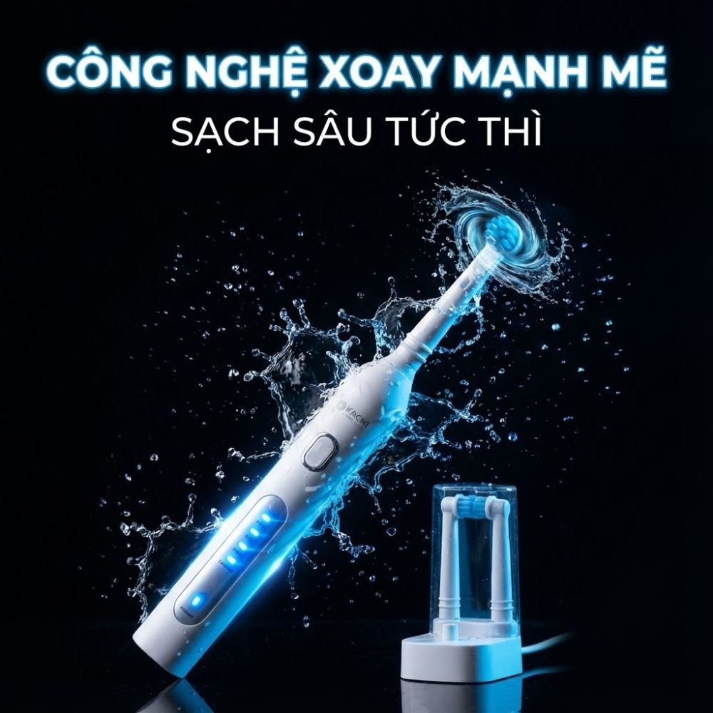 Bàn Chải Điện Đầu Xoay Tròn Kachi MK361_thumbnail_2