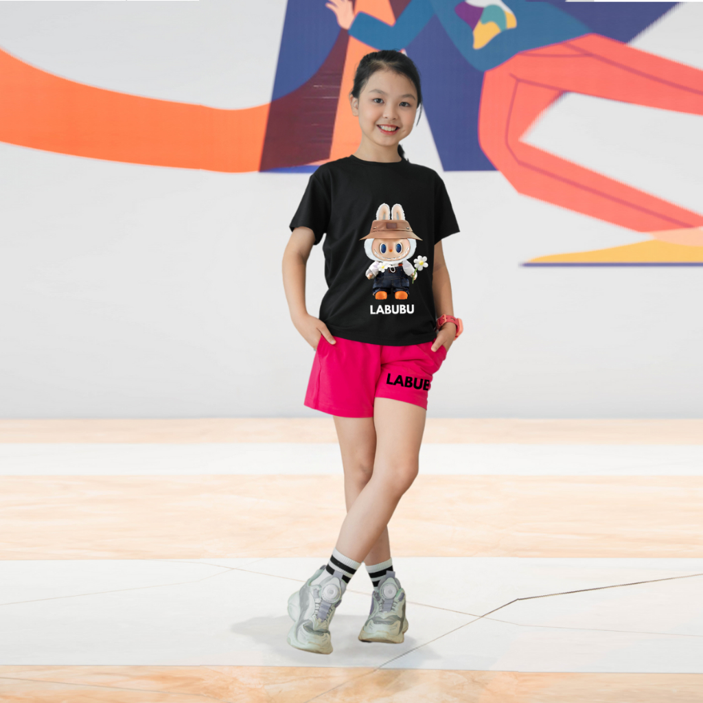 Bộ quần áo bé gái in hình Labubu - Loza Kids SB93_thumbnail_6
