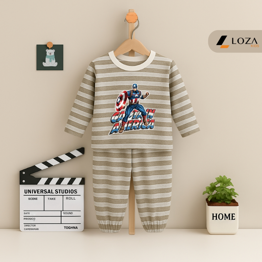 Bộ Thu -Đông kẻ bé trai in hình CAPTION - Loza Kids TK561-562_thumbnail_6