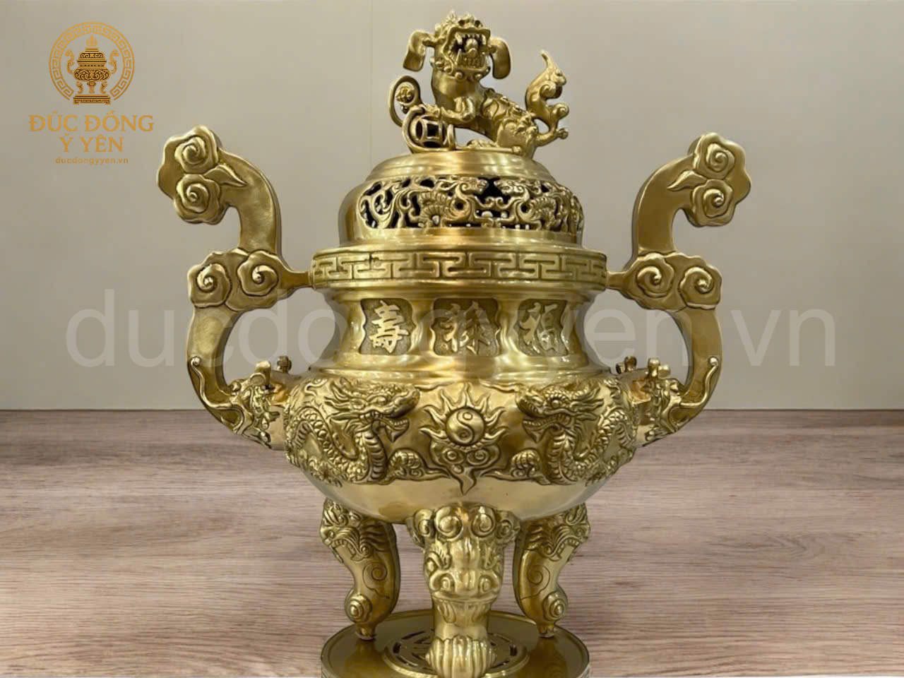 Bộ ngũ sự đồng vàng cao 50cm_thumbnail_1