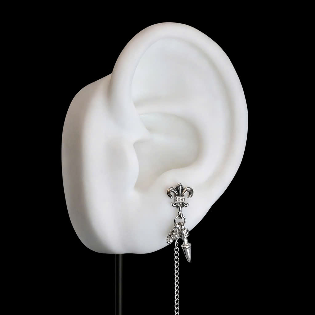 Khuyên kiểu cặp chrome và thánh giá