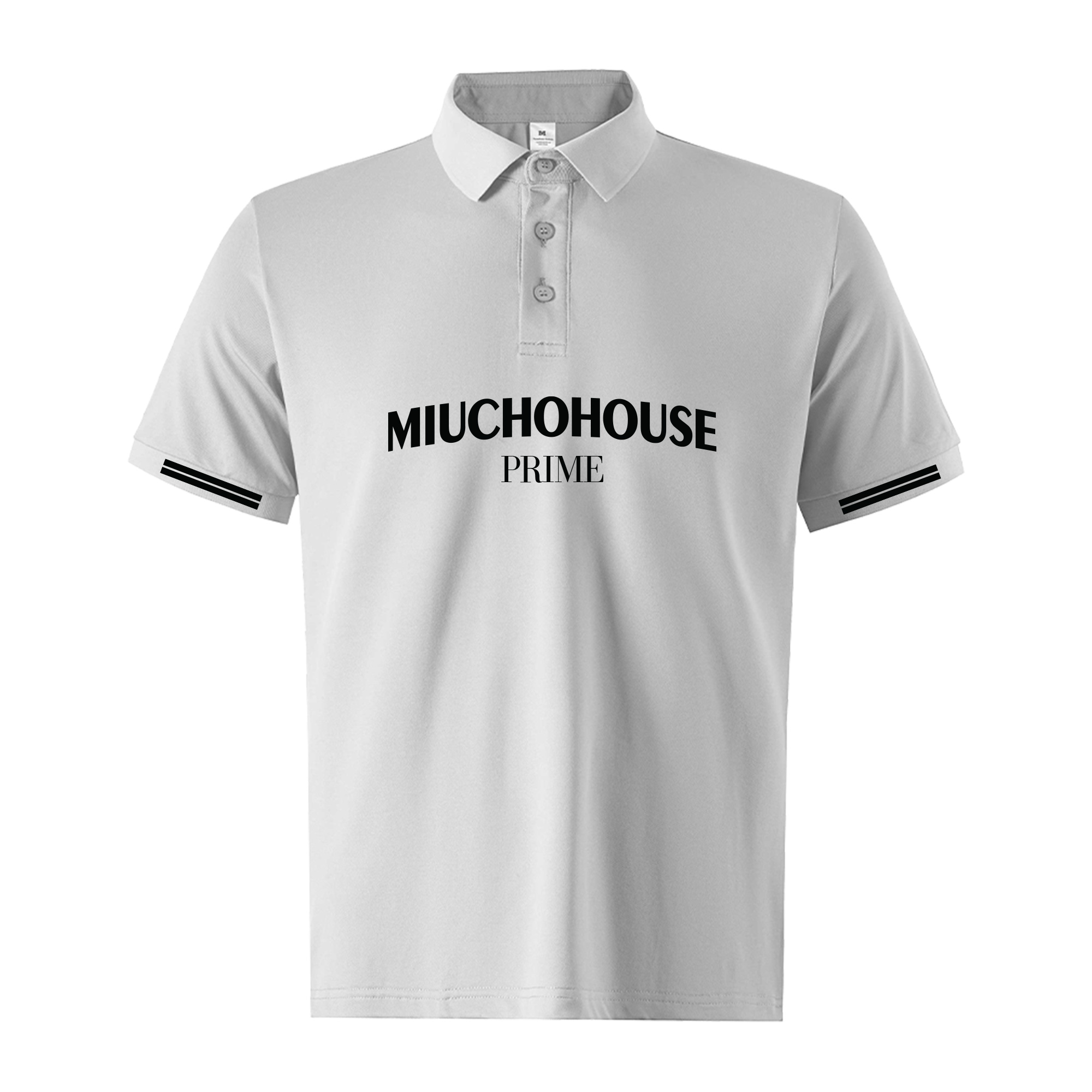 Áo polo nam form vừa 2238 Miucho Iconic vải cá sấu polyester co giãn thoáng mát in typography_thumbnail_14