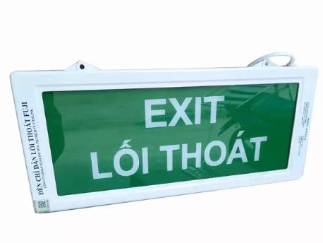 Đèn exit lối thoát 1 mặt và 2 mặt không chỉ hướng FUJI/VIETLINK