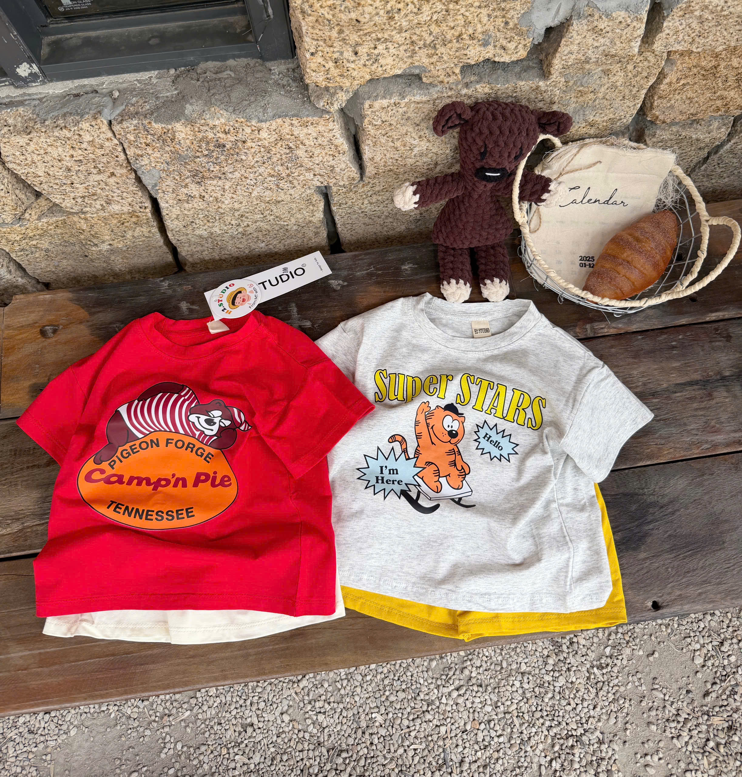 N22 SET 2 BỘ CỘC GẤU CAMP'N PIE- A100.326