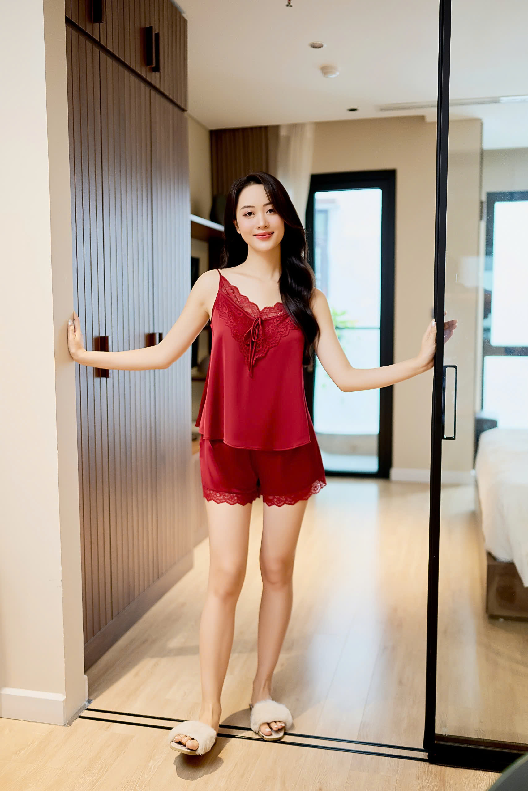 Bộ ngủ áo 2 dây, quần cộc BN543_thumbnail_3