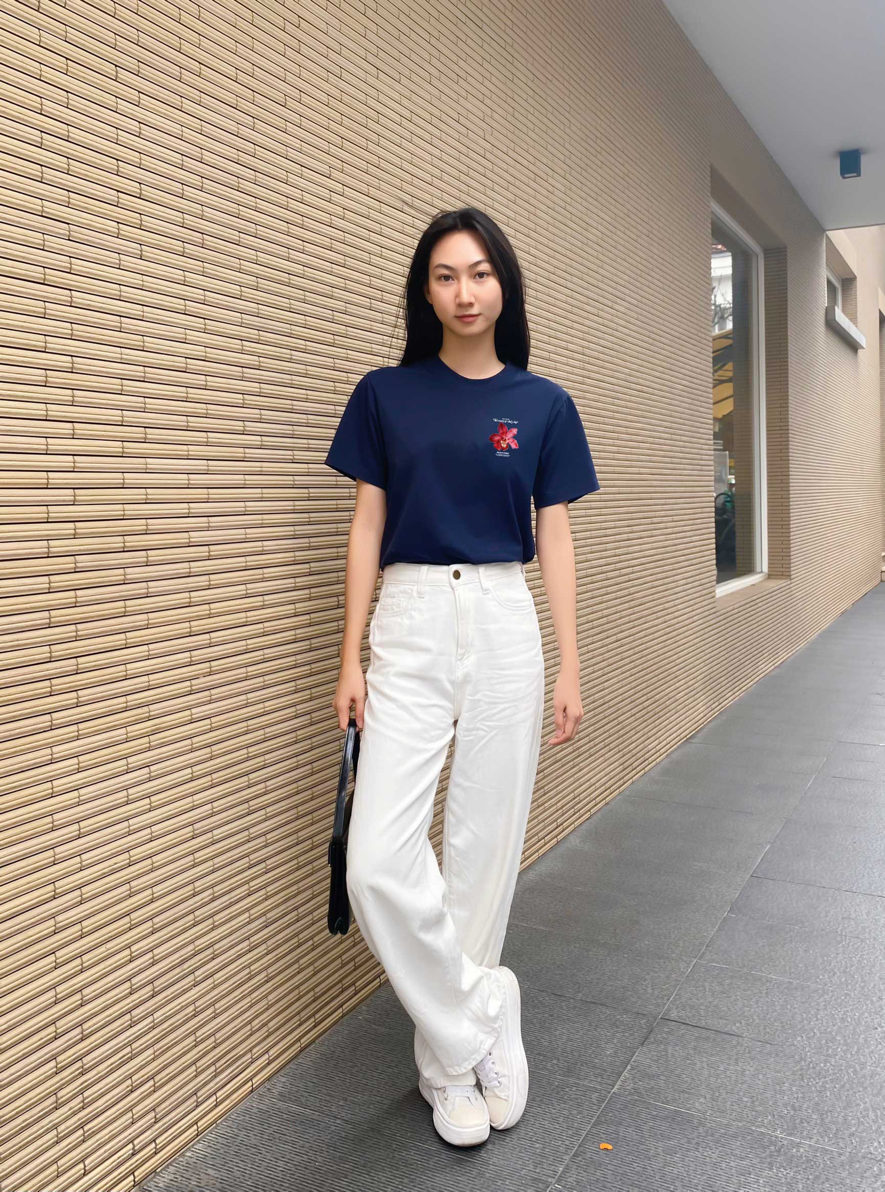 Áo thun nữ in hoa nhỏ xinh form vừa regular ARD1330 Miucho chic vải cotton in mix_thumbnail_3