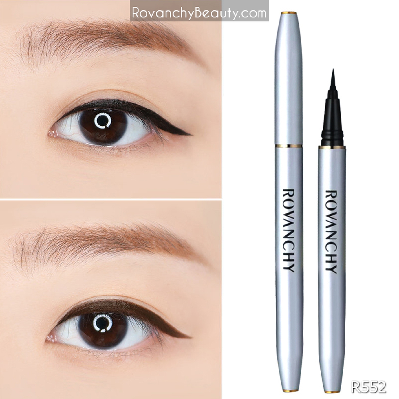 Kẻ Mắt Nước R552 ROVANCHY Eyeliner - Bền Màu, Nhanh Khô, Chống Lem, Dễ Dàng Sử Dụng_thumbnail_2