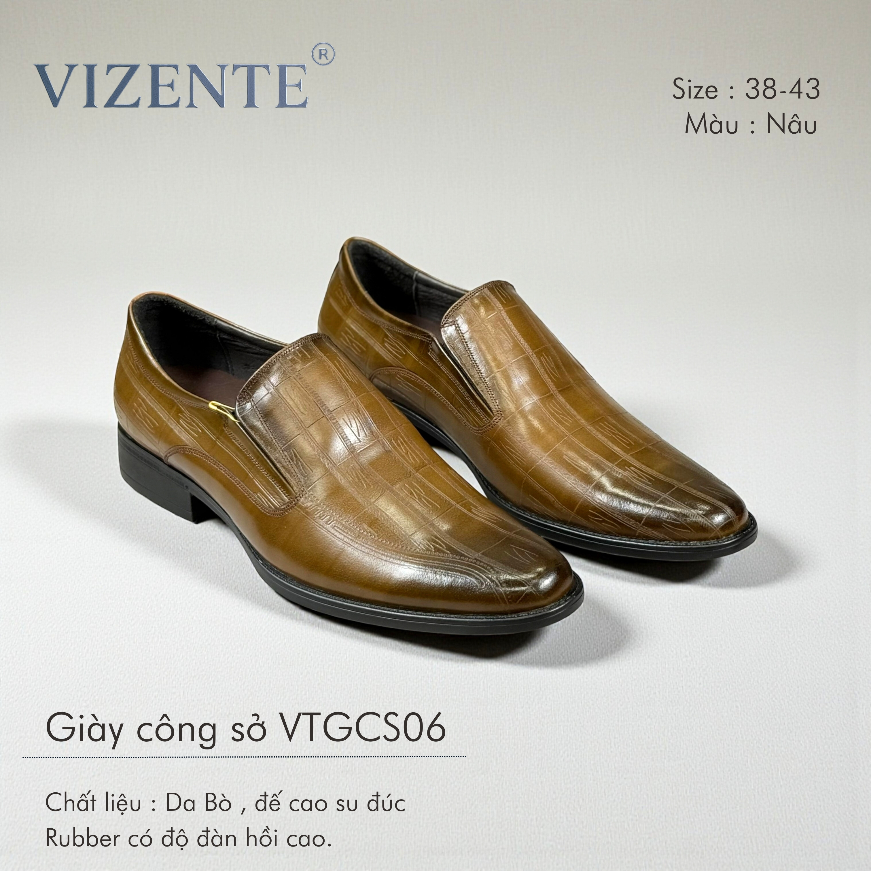 Giày Công sở cao cấp VTGCS06