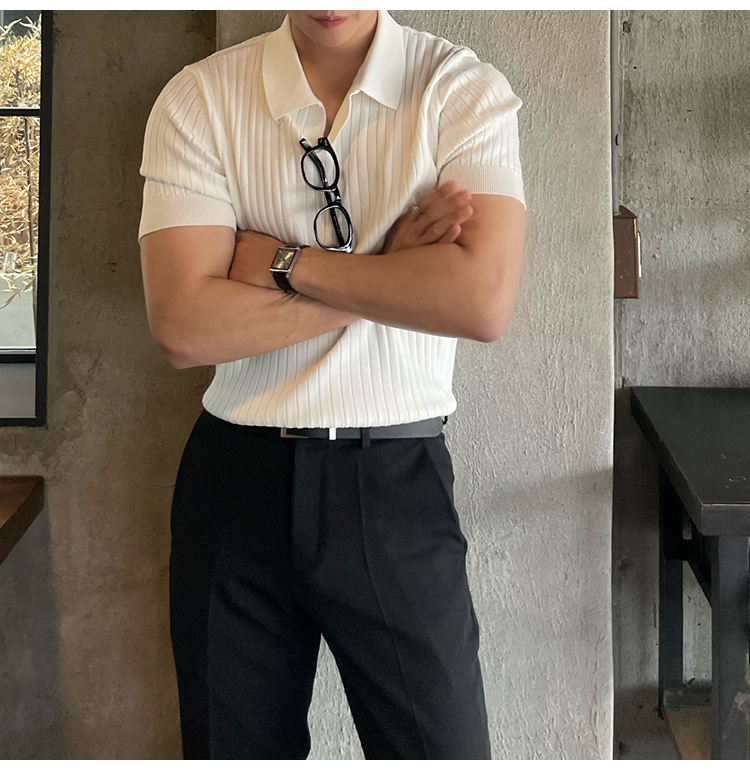 Polo Len Gân Nam – Thoáng Mát_thumbnail_1