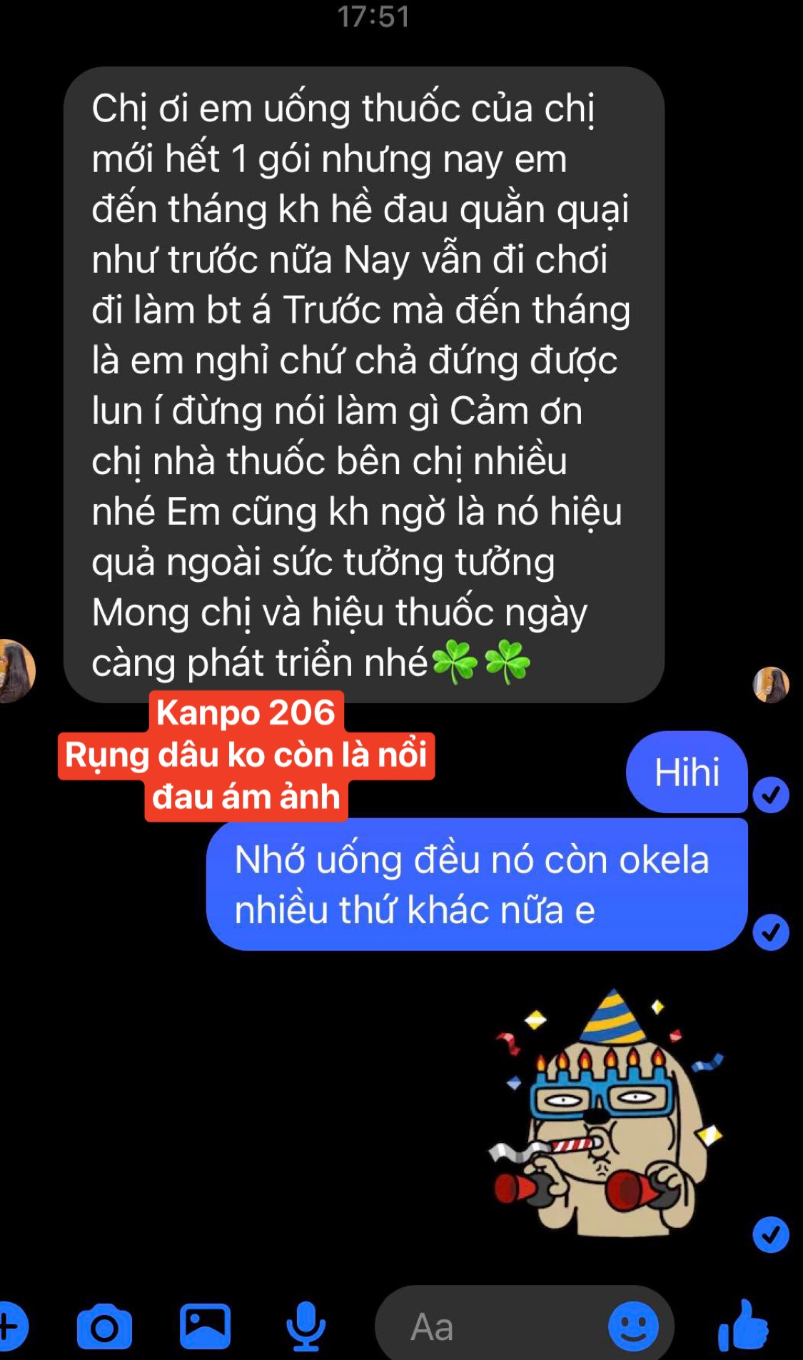 Hết đau bụng kinh sau 1 gói đầu tiên_0