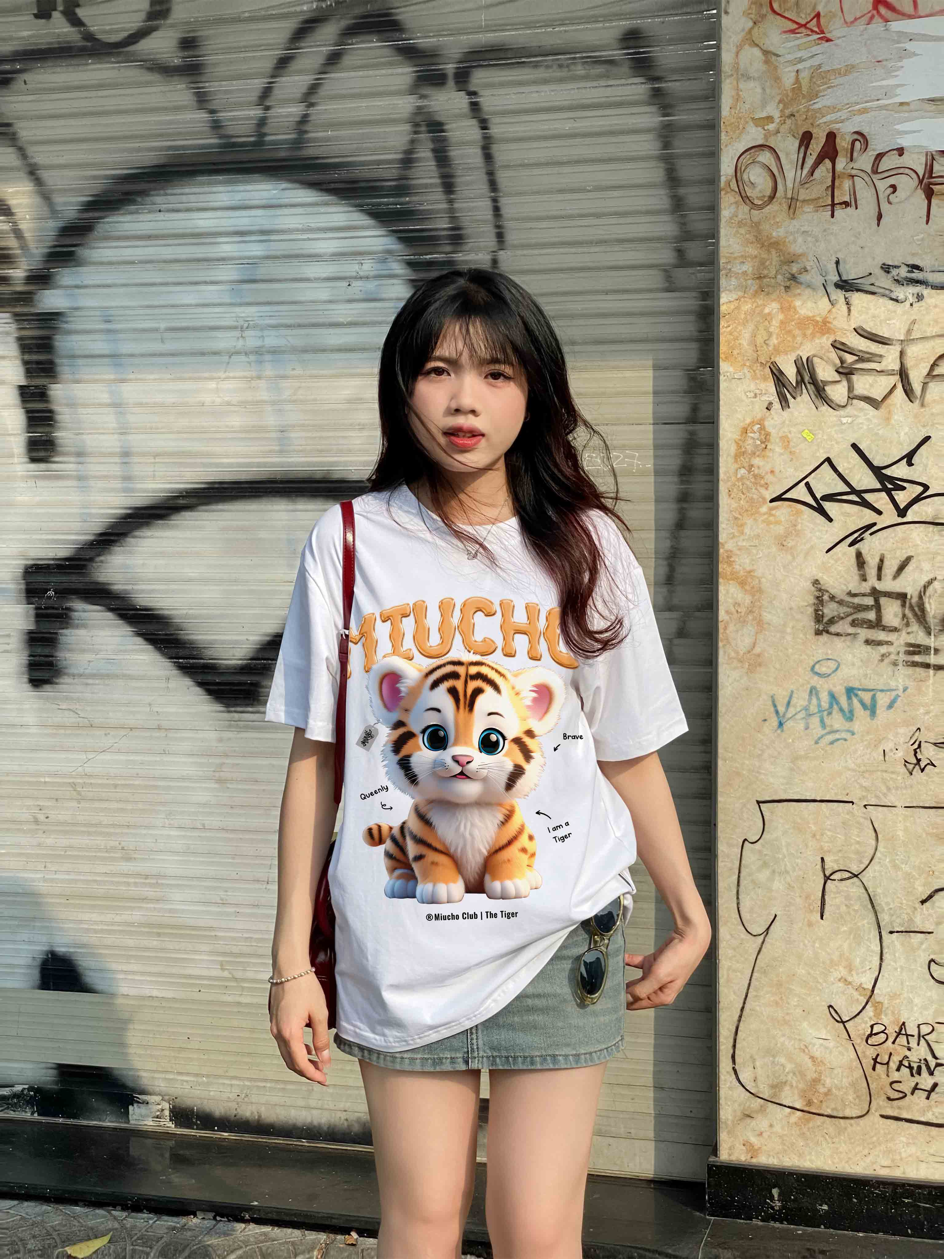 Áo thun form rộng 12 con giáp tuổi Dần (tuổi hổ) ATD1238 Miucho tay ngắn cổ tròn in mix_thumbnail_6