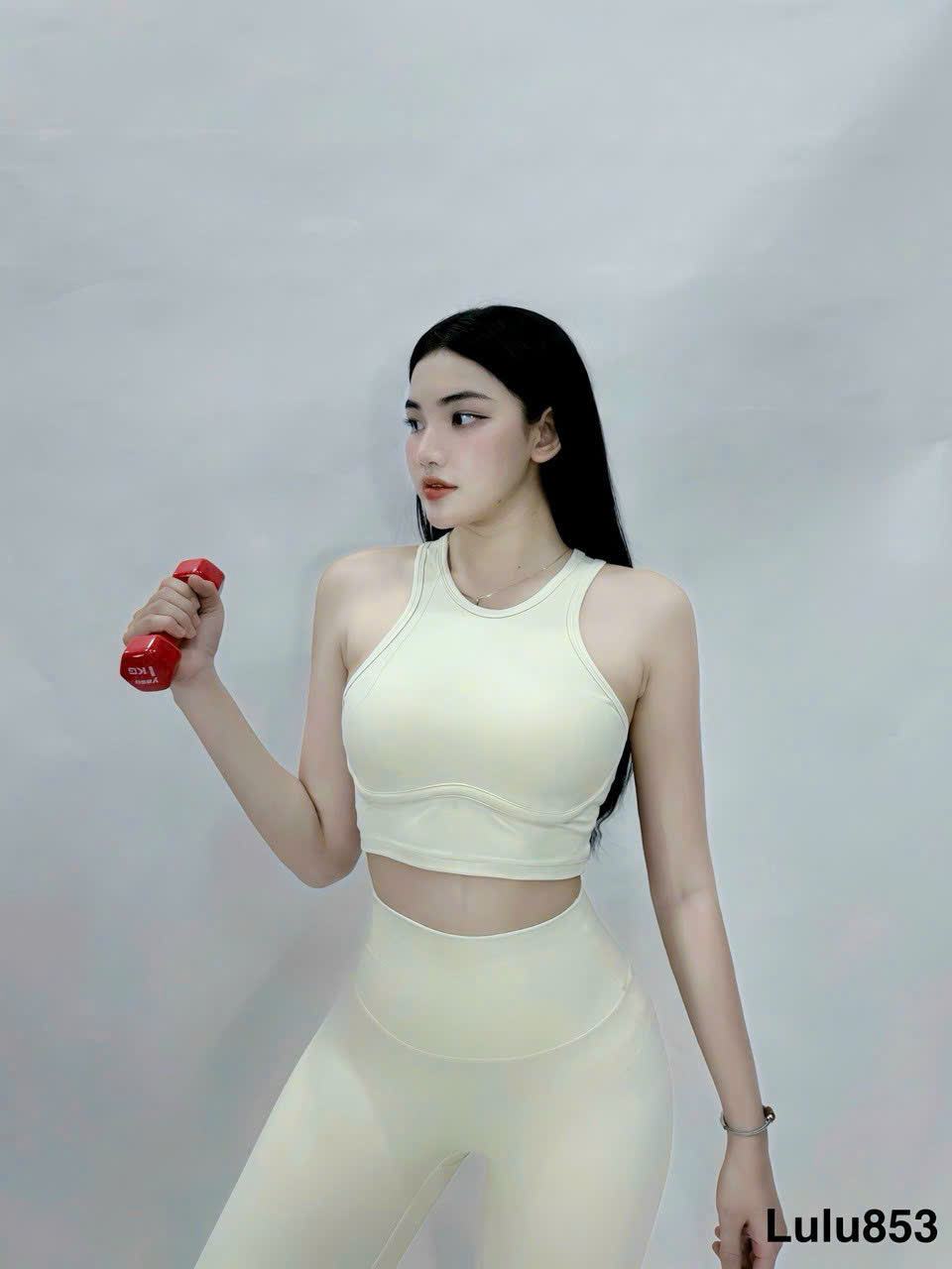 Bộ Quần Áo Thể Thao Tập Gym Yoga Nữ Dáng Dài Lulu Ba Lỗ Cá Tính_thumbnail_5