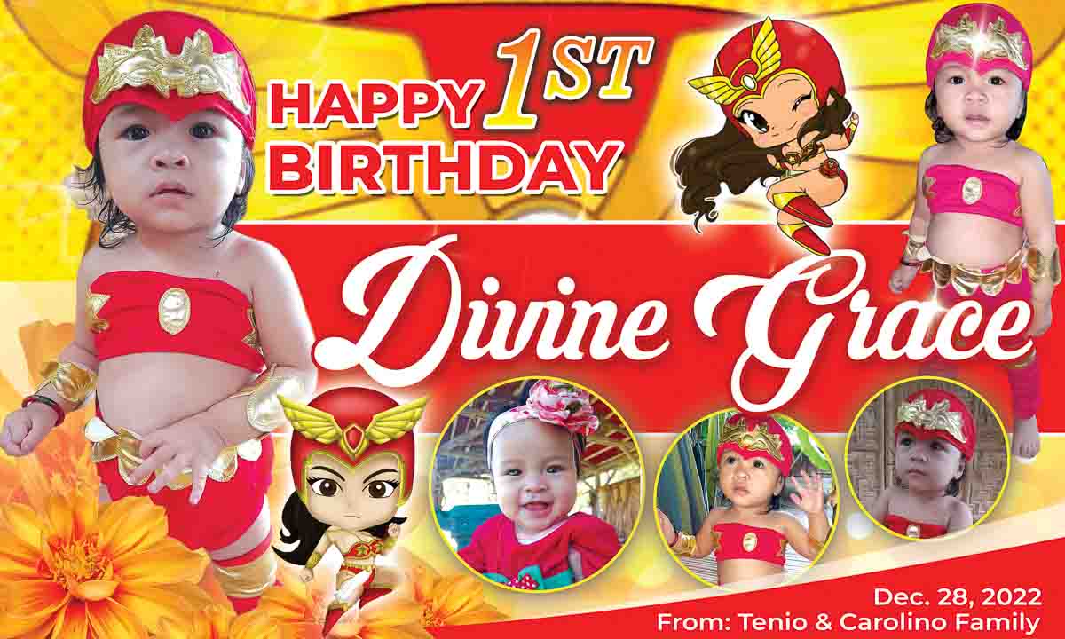 Darna Theme Birthday Tarp