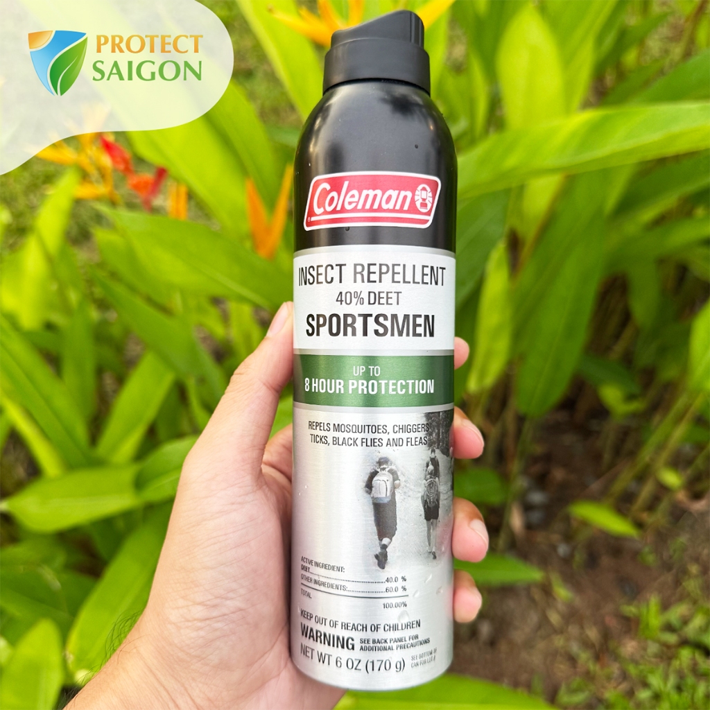 Xịt chống vắt, chống muỗi & côn trùng Coleman 40 (170ml) - Mỹ