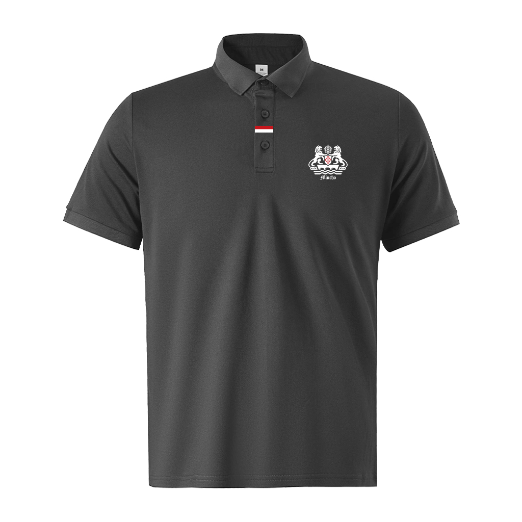 Áo polo nam form vừa 1868 Miucho Iconic vải cá sấu đứng form thoáng mát in artwork_thumbnail_12