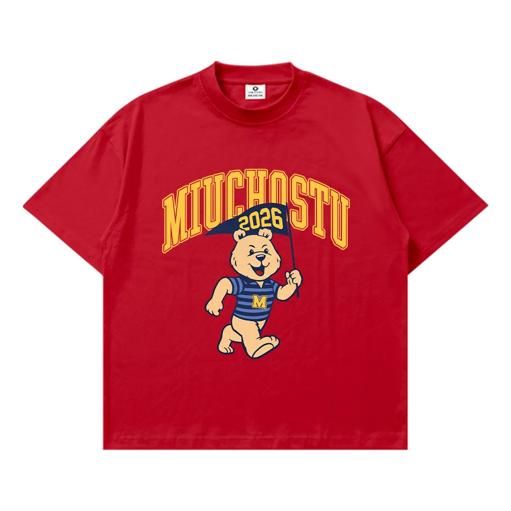 Áo thun boxy nam nữ Miucho Gấu Teddy 3093_thumbnail_10