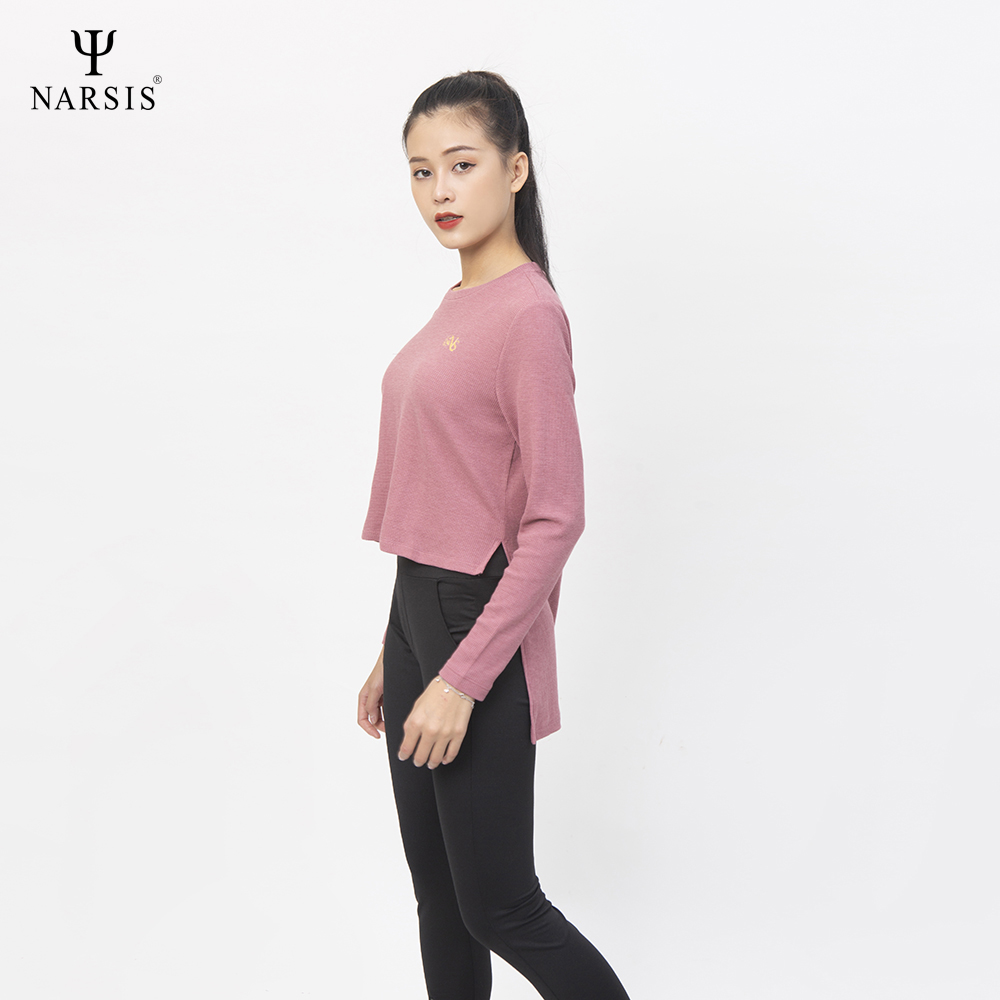 ÁO THU ĐÔNG NỮ L0032 NARSIS VẢI LEN COTTON ẤM ÁP, THOÁNG MÁT, GIỮ ẤM TỐT, MỀM MẠI_thumbnail_2