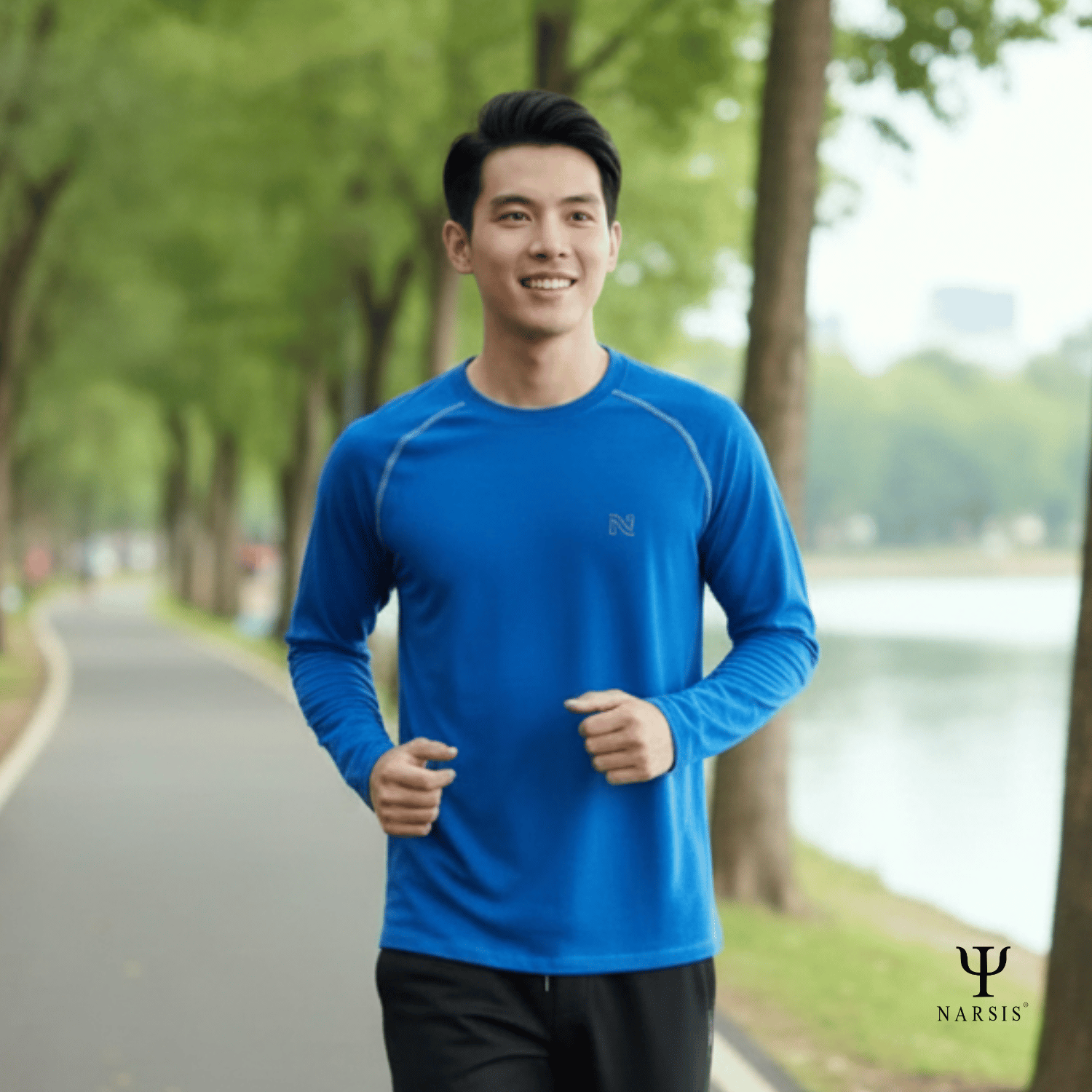 ÁO NAM GIỮ NHIỆT D7078 NARSIS PE NHẸ, THOÁNG KHÍ, THẤM MỒ HÔI, CHẤT LIỆU BỀN, CHỐNG NẮNG_thumbnail_4