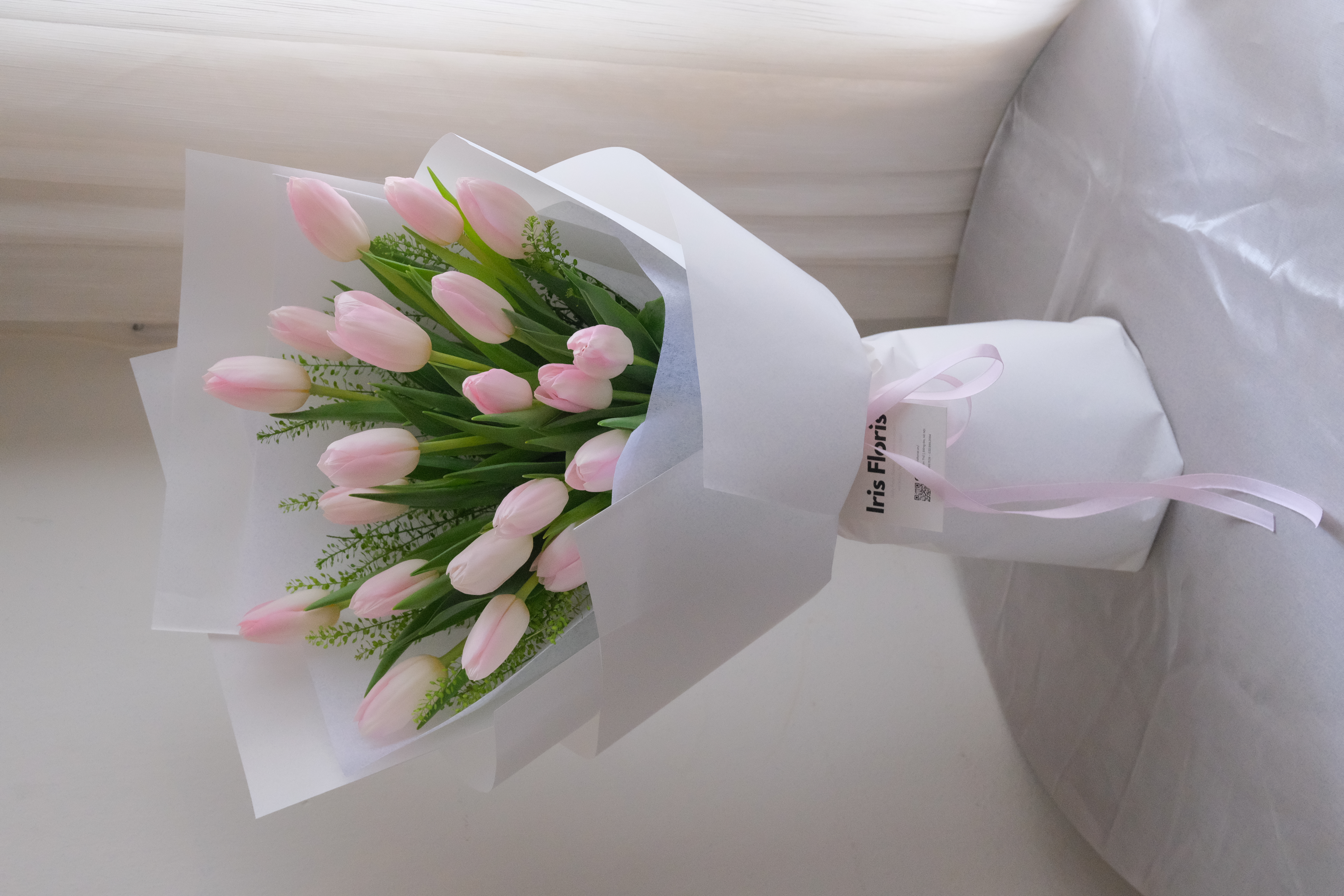 Tulip hồng nhạt - bó 20 bông