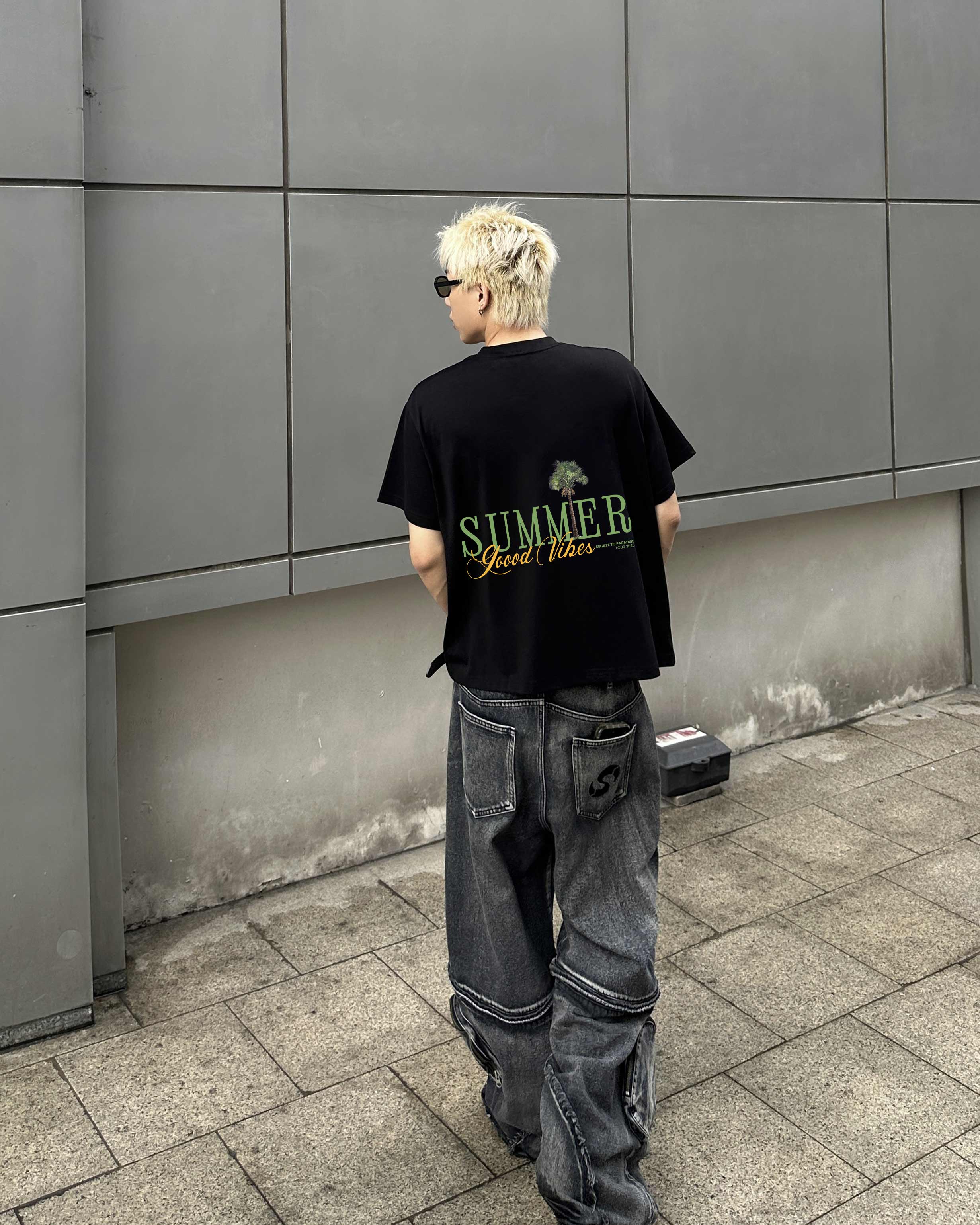 Áo phông local brand summer form boxy 2144 Miucho Club vải cotton 2c 250gsm cổ tròn in mix_thumbnail_4