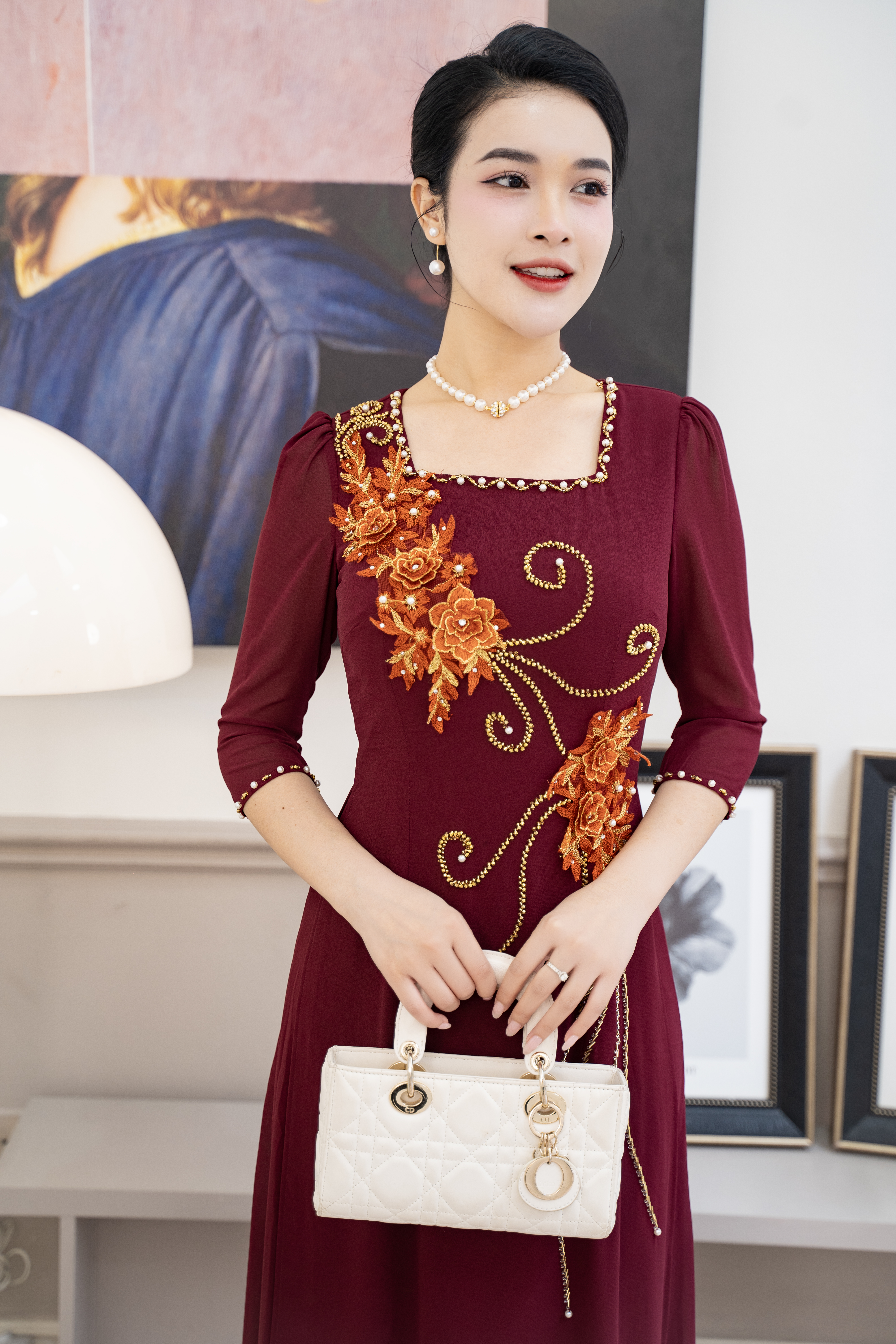 Đầm giả áo dài - Y1771 - Thương hiệu Zonbig_thumbnail_10