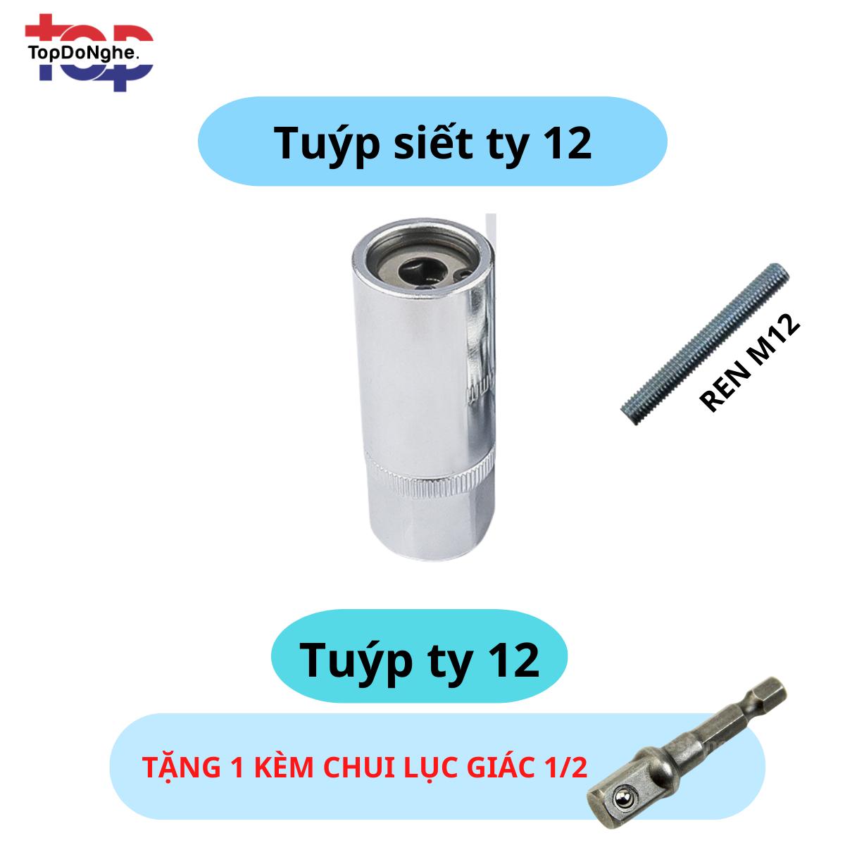 Đầu siết vặn ty ốc bulong ren răng 6 8 10 12mm, hàng chuẩn siết ty thợ thạch cao, điều hoà, PCCC tiện lợi nhanh chống._thumbnail_6