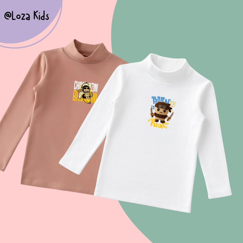 Áo giữ nhiệt cho bé trai in Brainrot, Tralalero Tralala chất cotton borip- Áo thu đông bé trai Loza Kids CE002_thumbnail_2
