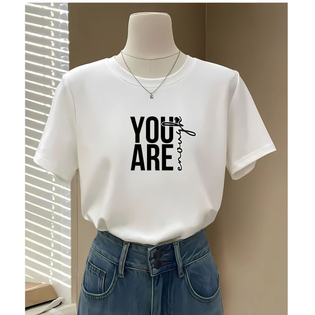 [Form Rộng] Áo phông nữ 𝐋𝐎𝐙𝐀 màu trắng chất liệu thun cotton co giãn 4 chiều - Mã G0275