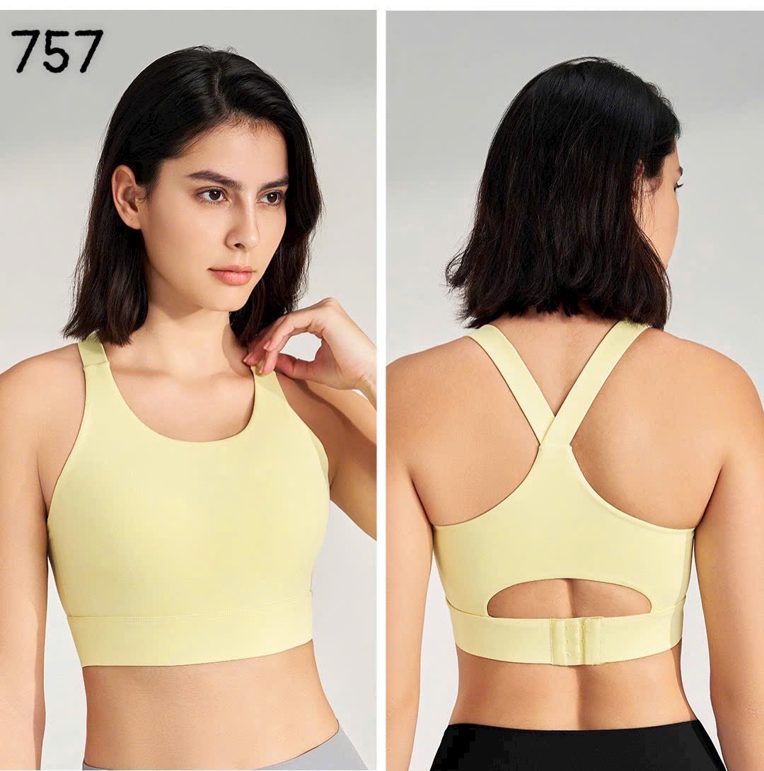 Áo Lót Thể Thao Tập Gym Yoga Nữ Yumiisport Áo Bra Hai Dây Cài Khoá Nâng Ngực Không Gọng Vải Co Giãn Thoáng Mát Sẵn Mút_thumbnail_18