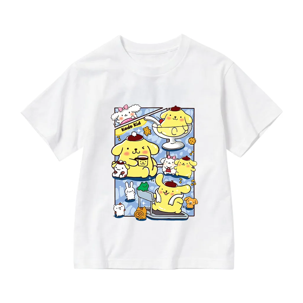 Áo thun bé gái hoạt hình dễ thương Kado vải cotton thoáng mát cổ tròn in artwork 2969_thumbnail_7