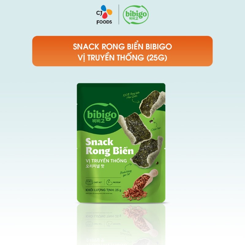 Snack rong biển ăn liền Hàn Quốc (Bibigo)