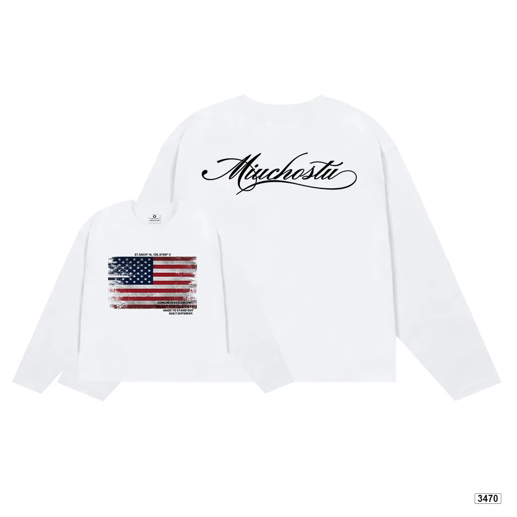 Áo thun boxy tay dài cá tình hot trend Miucho 3470_thumbnail_0