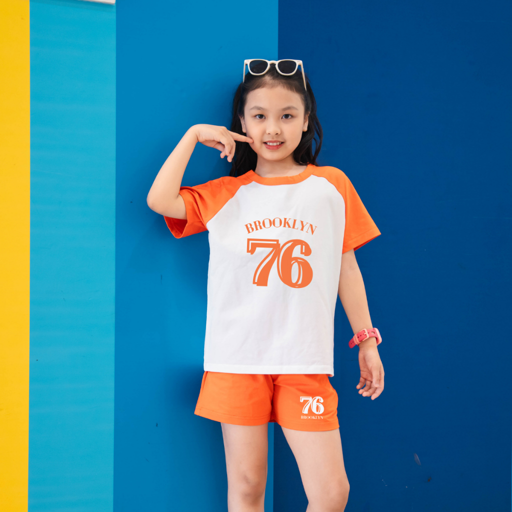 Bộ đồ bé gái phối màu in hình nhiều mẫu - Loza Kids G0186_thumbnail_3