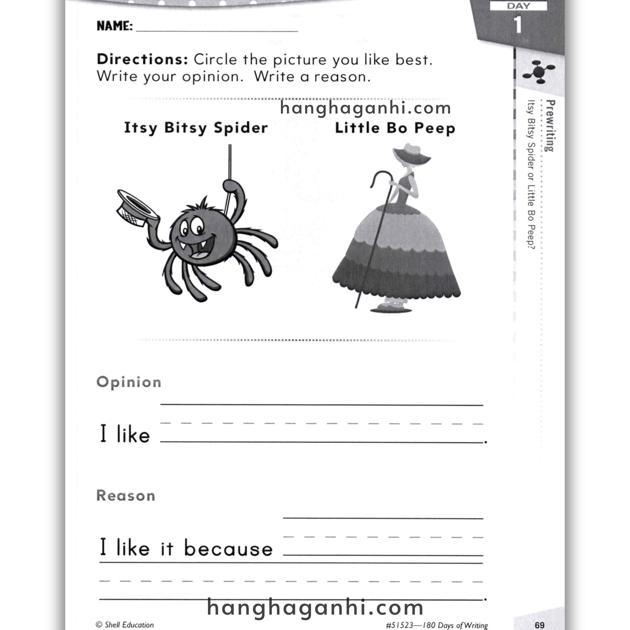 Sách 180 Days Of Writing Grade K_thumbnail_13