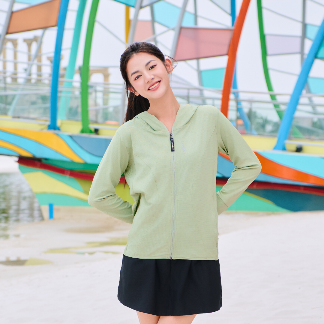 Áo Chống Nắng Nữ Coolair 1 Lớp In