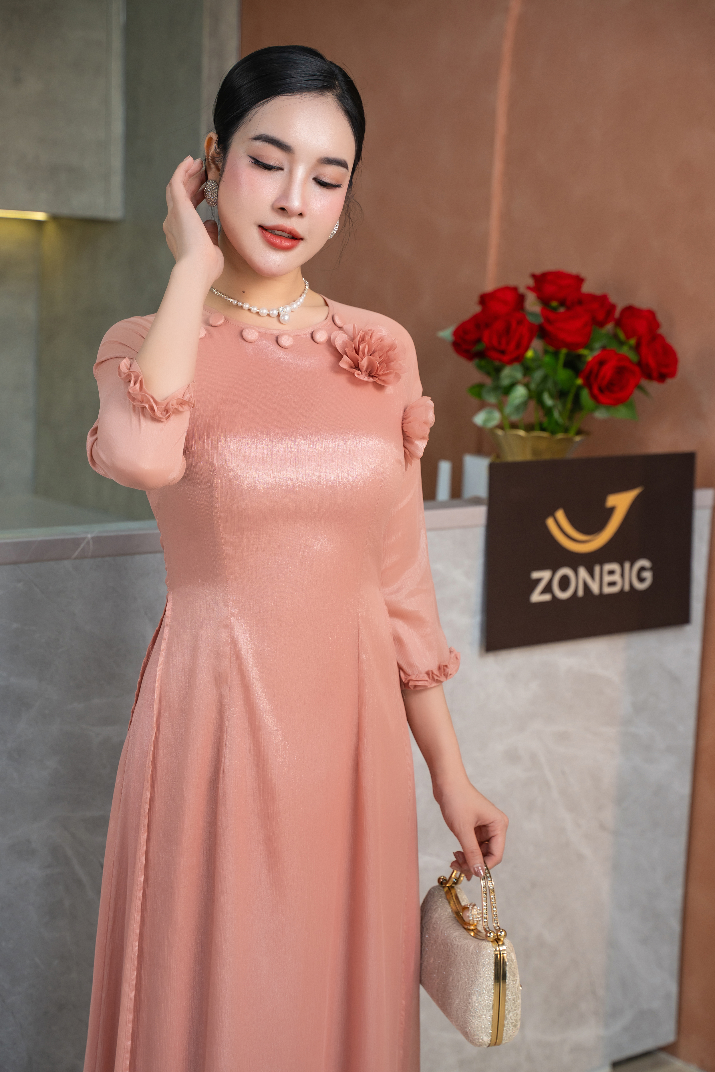 Đầm giả áo dài - Y1925 - Thương hiệu Zonbig_thumbnail_3