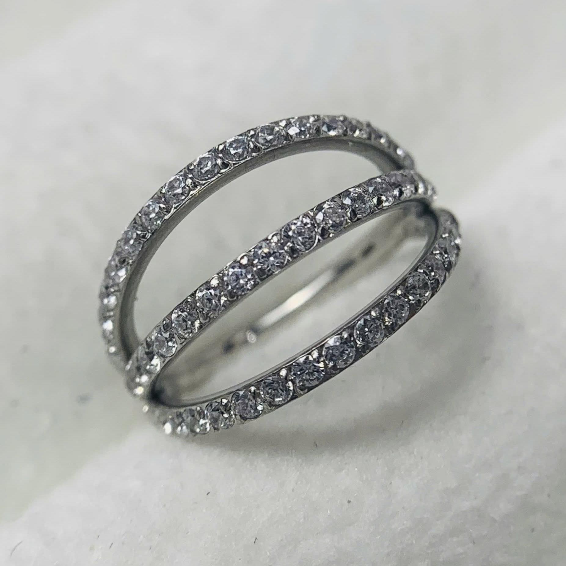 bật khớp kim cương ba vòng size 10 dày 1.2.