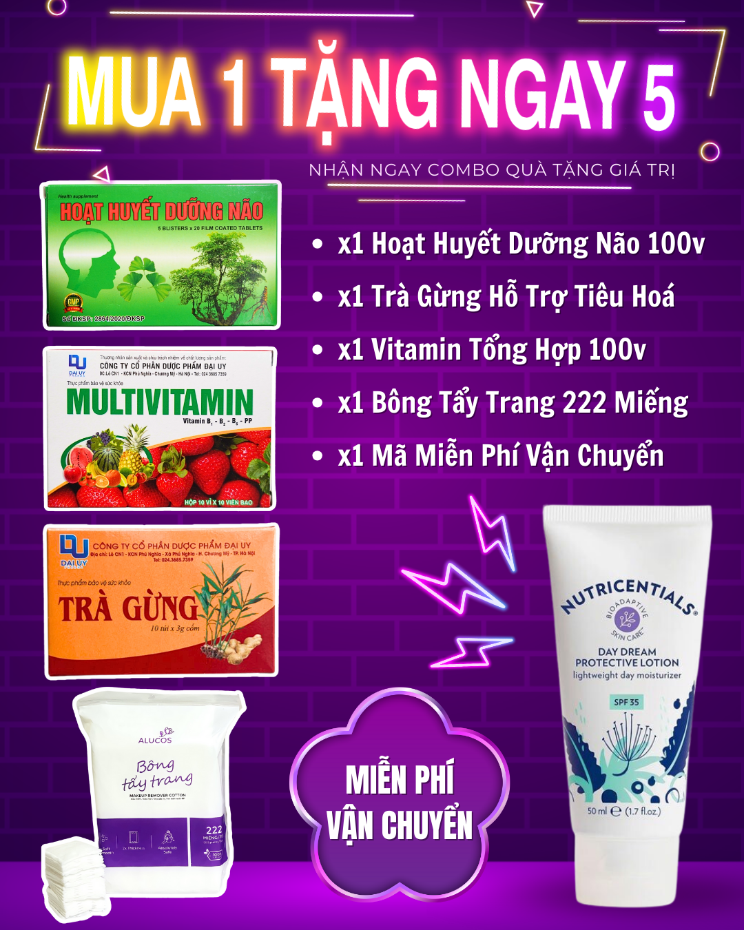Kem dưỡng ẩm ban ngày Nutricentials Day Dream