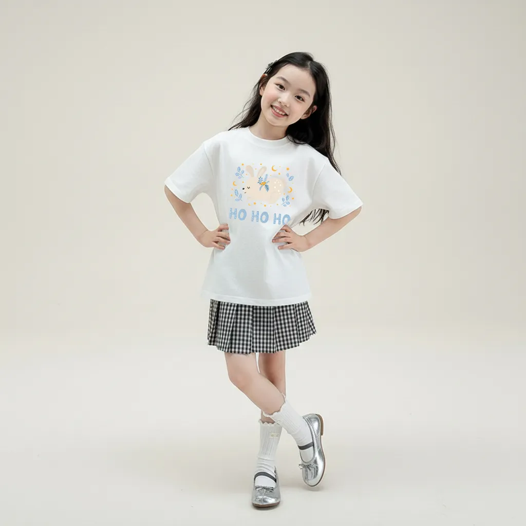 Áo thun bé trai bé gái form rộng hoạt hình Kado 3228_thumbnail_5