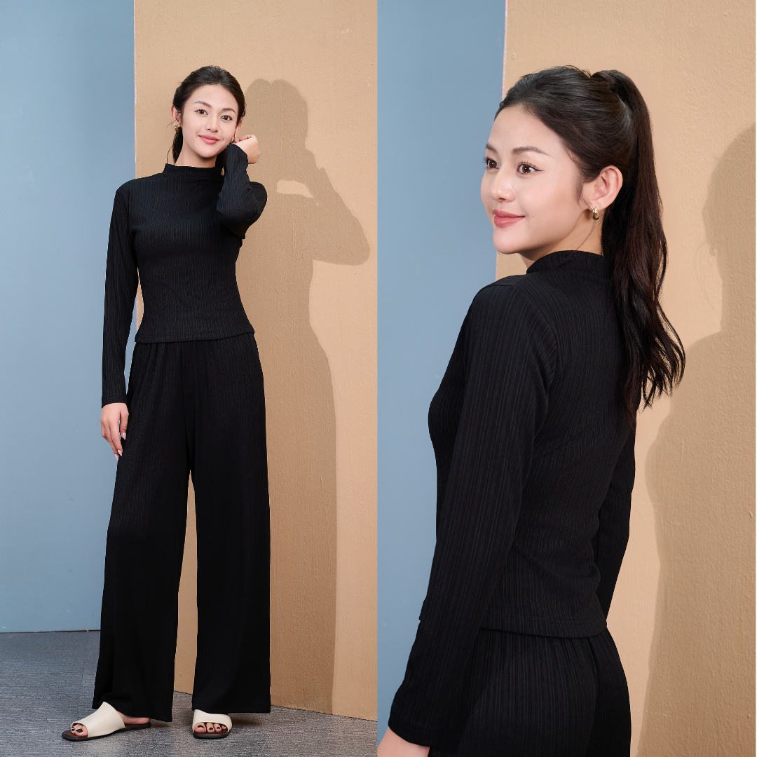 BN101 - Bộ Nữ Thu Đông Cổ Cao