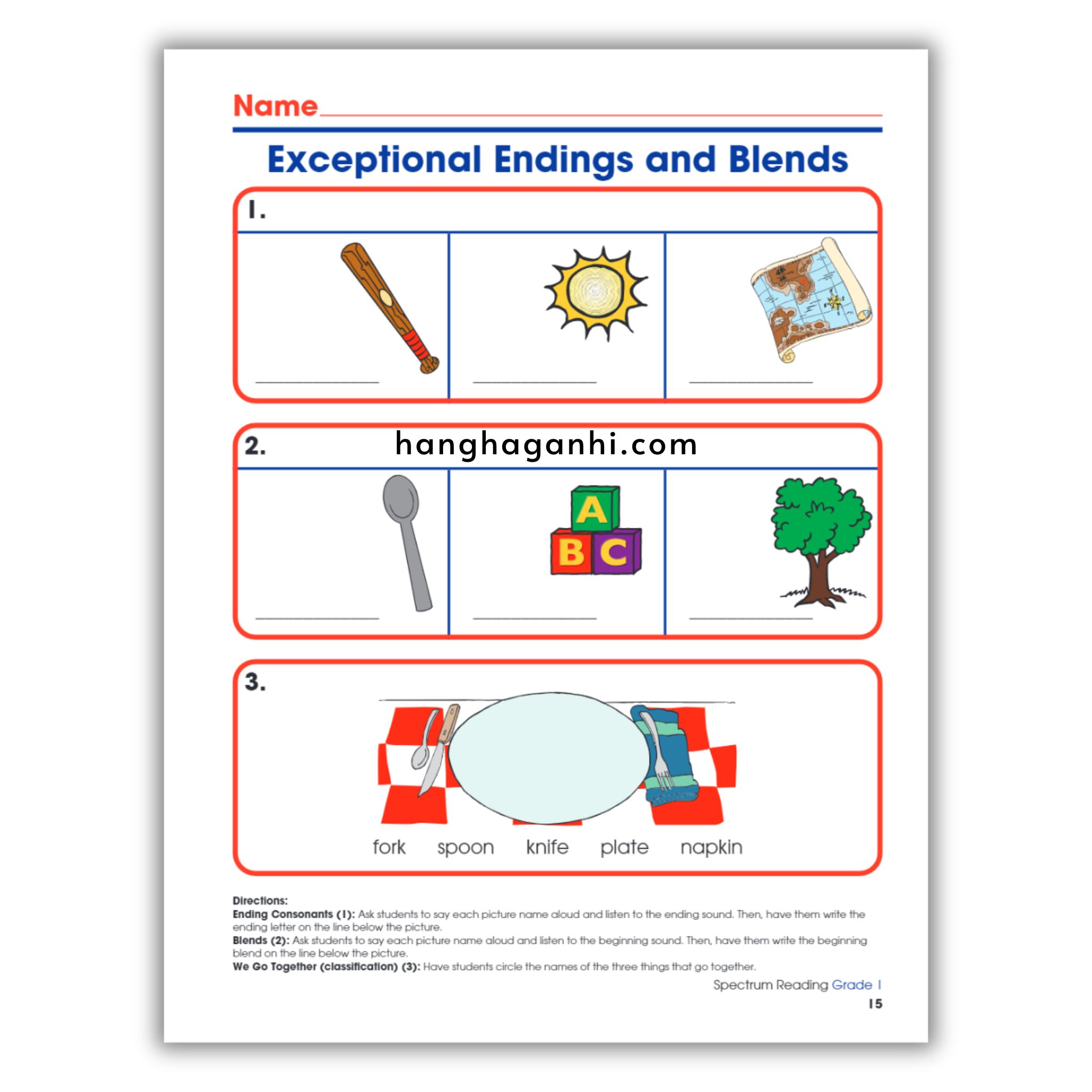 Sách Spectrum Reading Workbook Grade 1_thumbnail_13