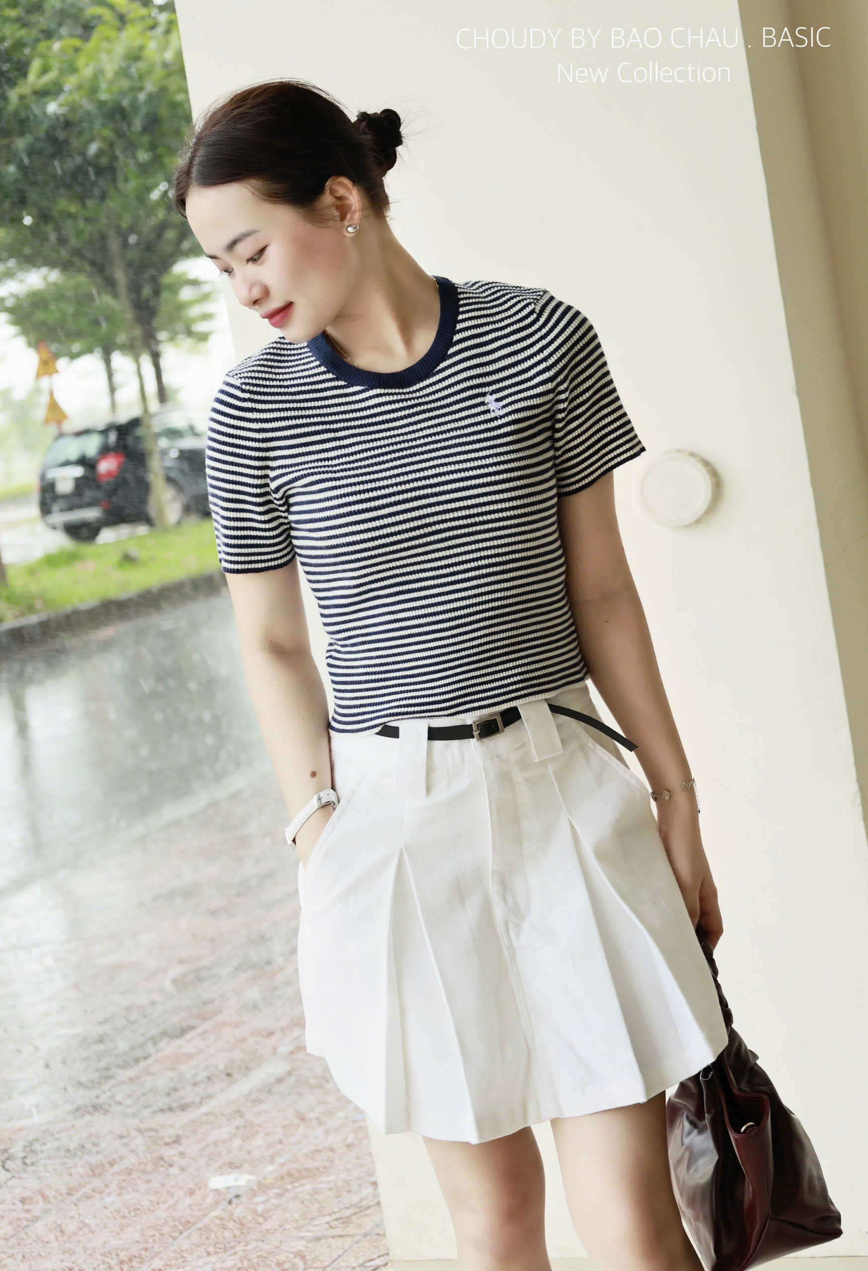 A625 ÁO DỆT KIM 2 MÀU