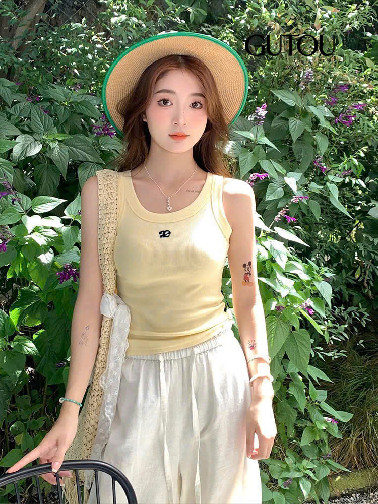 [ GUTOU ] Áo Ba Lỗ Thun Gân Thêu Logo AE_thumbnail_10