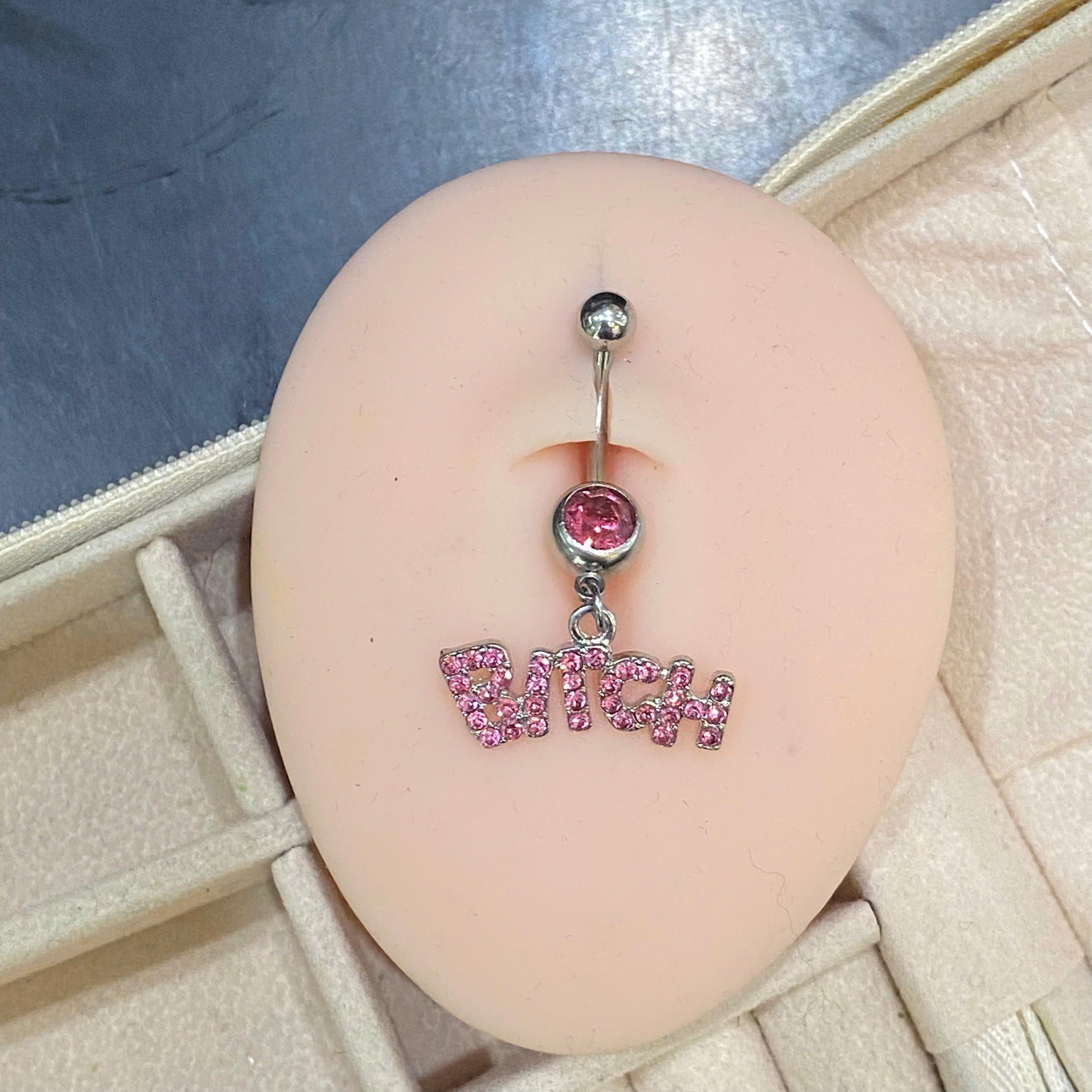 rốn kim cương hồng rơi chữ bitch _thumbnail_3