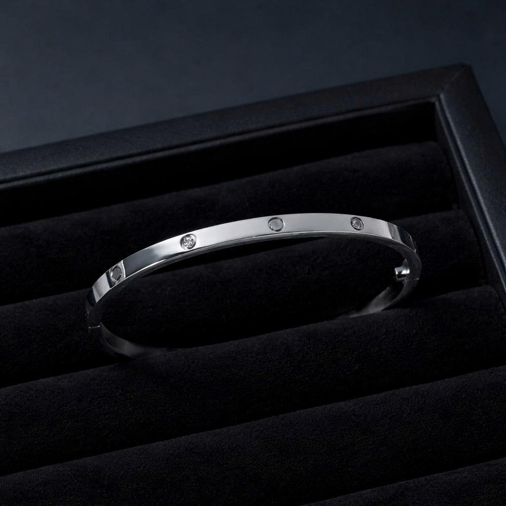 Vòng tay titan cuff đính kim cương 3mm_thumbnail_2