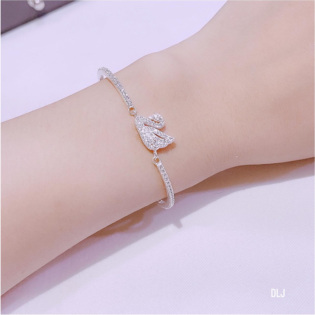 Lắc tay Bạc Thiên Nga N01 Quà tặng sinh nhật, bạn gái, bạn bè, người thân ý nghĩa_thumbnail_1